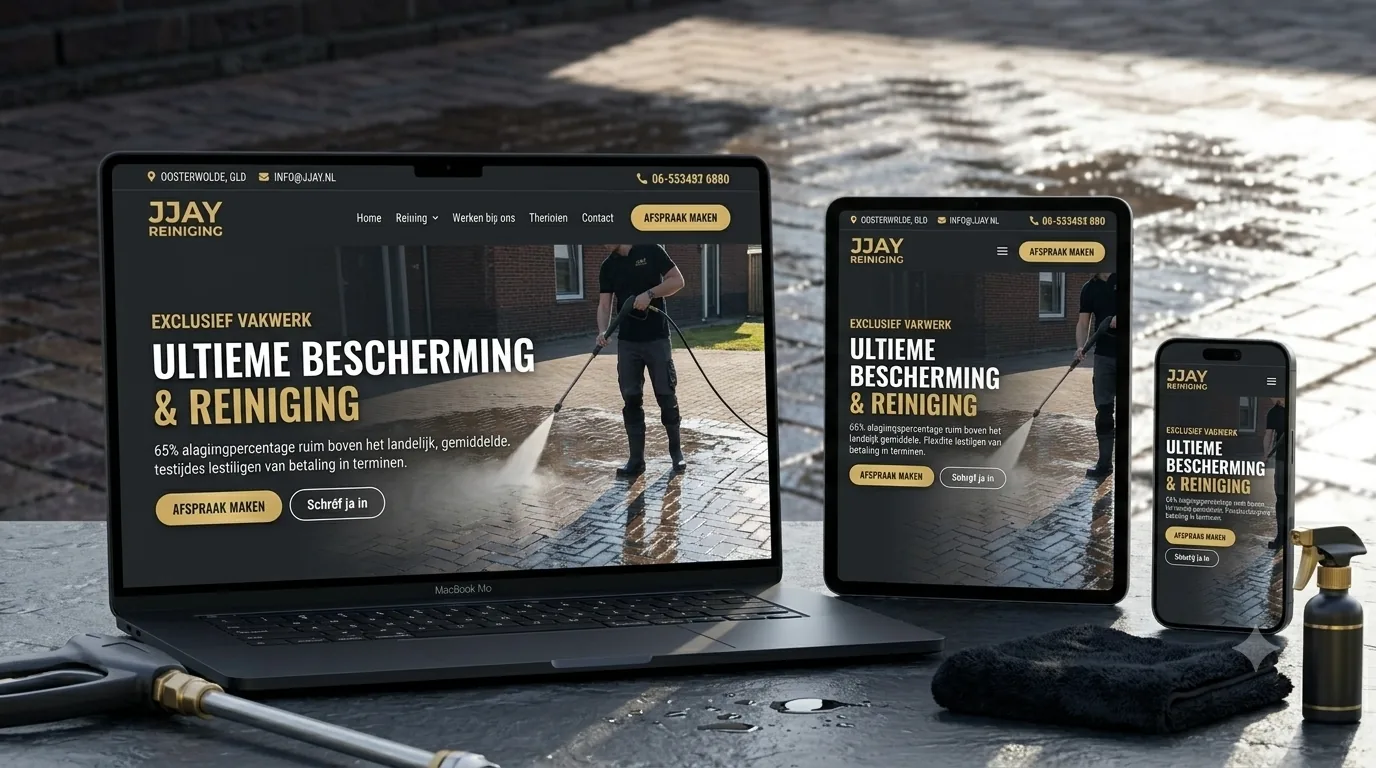 Website voor JJAY door Twee Graden
